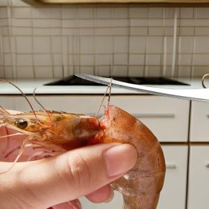 Wholesale Home Seafood Processing Tool Sustainable Shrimp Deveiner Peeler Wooden Kitchen Utensil from china suppliers