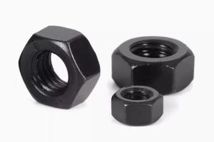 Wholesale M12 M20 Carbon steel Hexagon Nuts Grade8.8 Black finishing Metal Nuts Class 8.8 from china suppliers