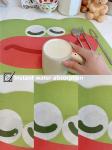 Non Slip Drain Pad Dish Placemat Custom Pink Table Decoration Placemat for