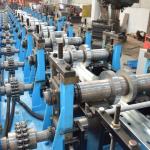 5.5KW 18 Stations C Channel Roll Forming Machine Cr12 Steel Cutter