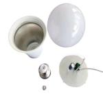 3W-22W LED SMD2835 Bulb SKD Version with E27/B22 Base, PC Cover & Aluminum Base