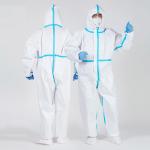Breathable Medical Protective Clothing Microporous Coverall Dust Proof