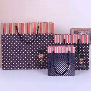 Wholesale Customised cheap paper bag for children's clothing packaging shopping bags from china suppliers
