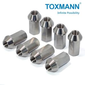 Wholesale Gr5 Titanium Cnc Turned Parts M12 M14 Car Wheel Bolts Lug Nuts from china suppliers
