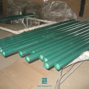 Wholesale 48mm X 1700mm Powder Coated Fence Posts , Metal Garden Posts 1.3mm Wall Thickness from china suppliers