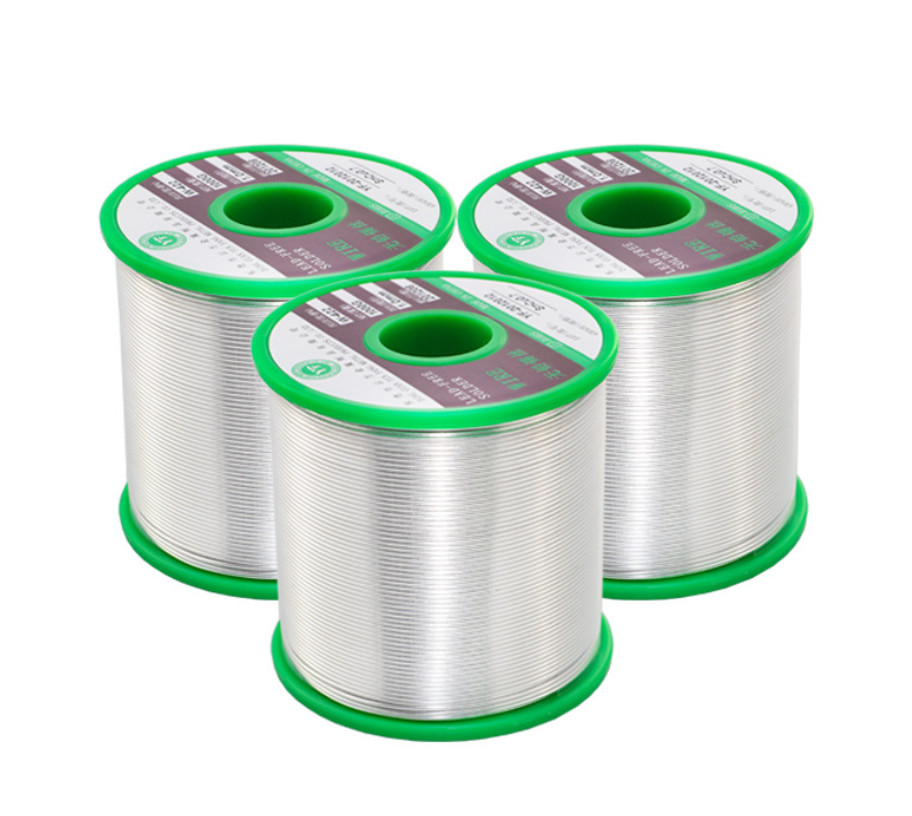 Dia. 0.5-1.5mm 500G/Roll Lead-Free Tin Wire Rosin Solid Core Solder Wire For Electrical Soldering Welding