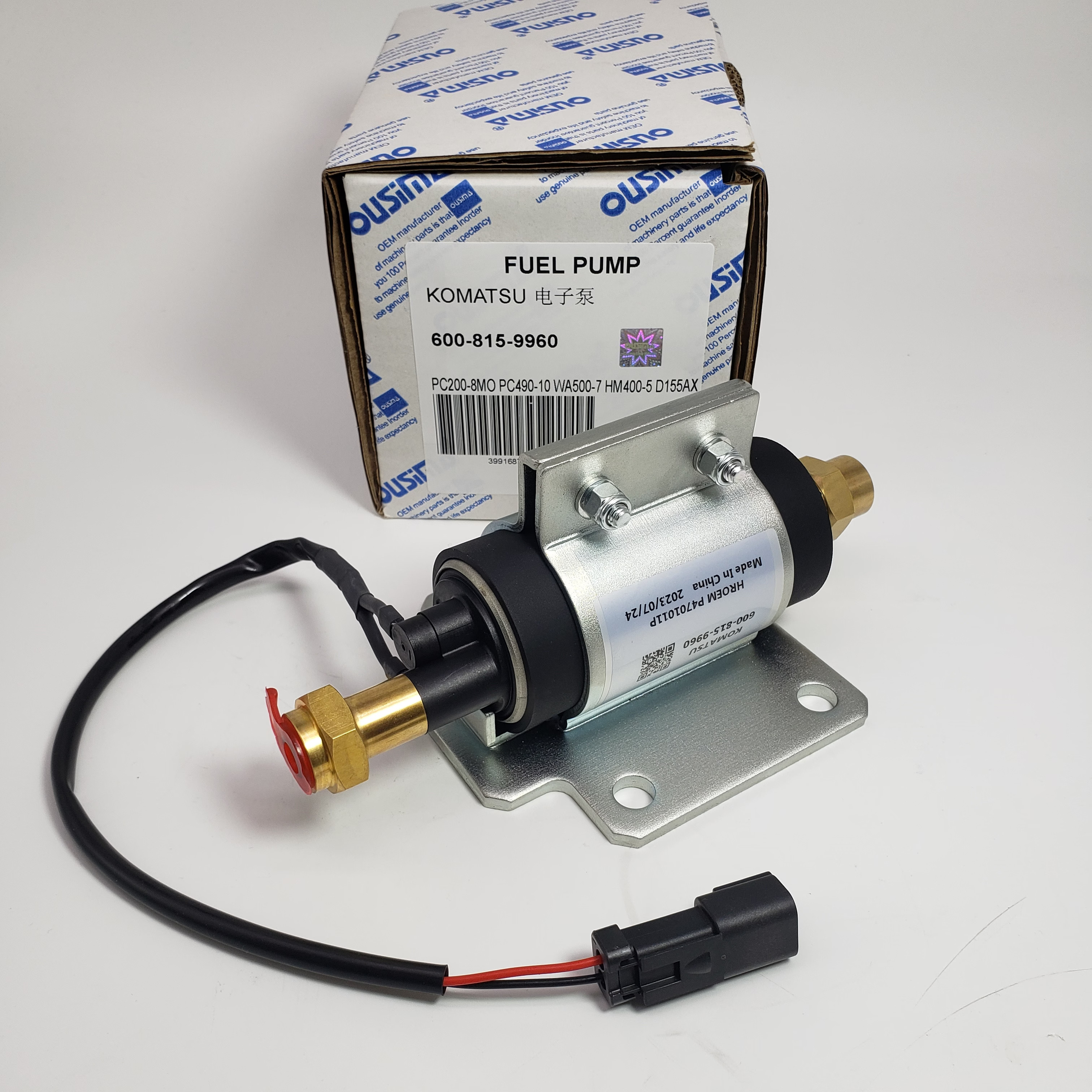 600-815-9960 Fuel Pump For KOMATSU PC200-8MO PC490 WA470-10 WA500 SAA6D125E SAA6D140E
