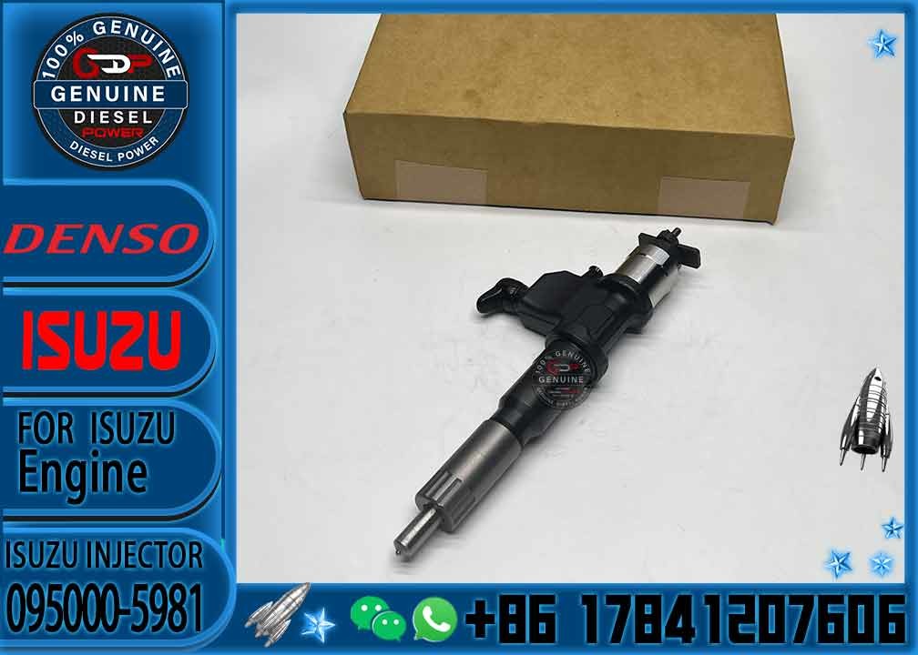 High Quality Common Rail Injector 095000-5980 095000-5981 095000-5982 for 6WF1 6WG1 Diesel Nozzle Assembly