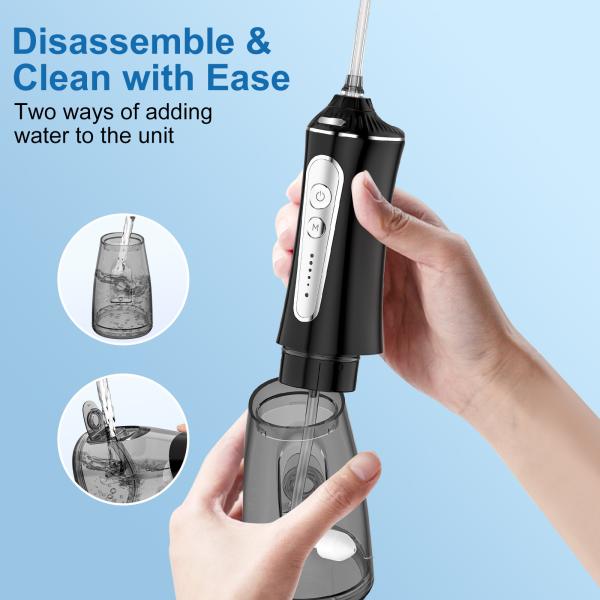 Professional Commercial Electric Portable Dental Water Flosser , OEM Cordless