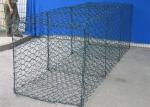 2x1x1 Steel Pvc Gabion Baskets Cage Fence Solid Construction 100x120mm