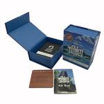 0.35mm 100% PVC Game Playing Cards With Magnetic Flip Packaging ODM