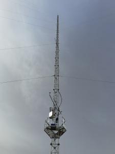 Wholesale 36m/S Powder Coated 30m High Guyed Lattice Tower from china suppliers