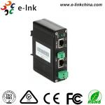 10 / 100M Din Rail Mount UTP Video Extender , IEEE802.3at 30w Network Video