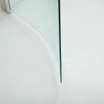 EN12150/CE/SGCC/Australian Certificate 6-12mm Single Curved Bent Tempered Shower