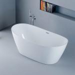 Shining white Soaking Free Standing Bathtub With CE CUPC Certifications