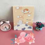 Coated Paper and Glass Mirror The Ideal Combination for a Cute Folding Makeup