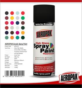 Wholesale Metal / Wood / Glass Acrylic Spray Paint Flexible With Strong Adhesive from china suppliers