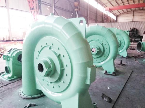Stainless Steel Vertical Francis Hydro Turbine Generator 300KW-20MW Rated Power