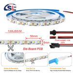 DC12V 24V SMD2835 120D 5mm 12000K Ra70 LED Light Strips for Bathroom Vanities