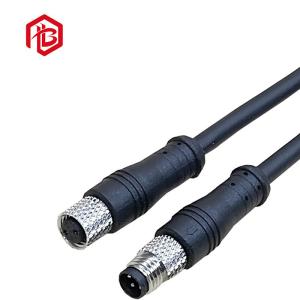 Wholesale 110V 220V 3Pin M8 Waterproof Data Connector 10 Feet Black Color For Electrical Equipment from china suppliers