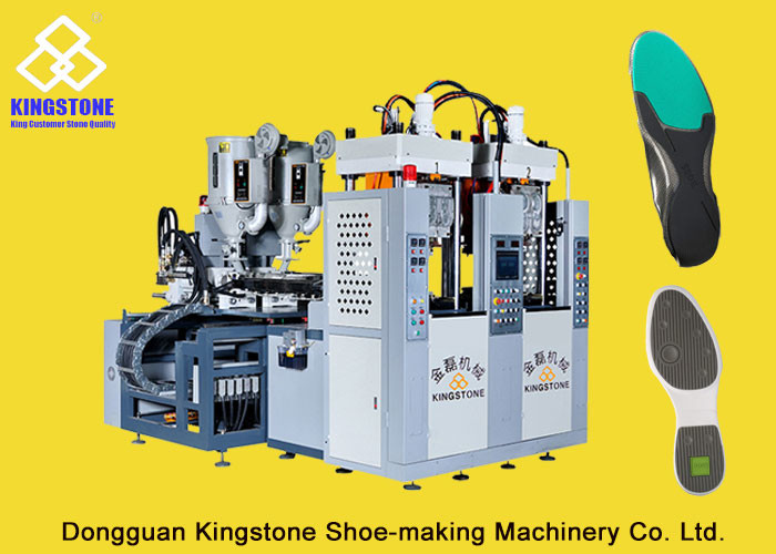 CE SGS 2 Stations Shoe Sole Making Machine 2 Color 2 Years Gurantee