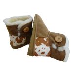 Classical Women Sheepskin Winter Boots Double Face Fur Anti - Slip
