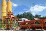 HZS35 Engineering Construction Concrete Batching Plant With Horizontal Concrete