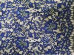 100 Yards Blue Eyelash Corded Lace Fabric Home Textile Fabric Scallop Edge Mesh