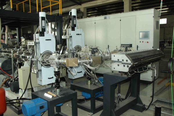 Single Screw Polycarbonate Plastic Sheet Extrusion Machine 450kg/H Output