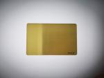 Colorful Etching Brushed Metal Business Card 0.25mm Thickness