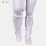 Quality Soft-Soled Stripe Cloth Antistatic Cleanroom High Safety Booties esd