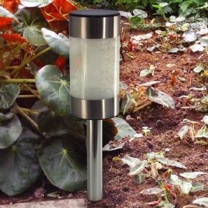 Wholesale White Solar Pathway Bollard Light / Stainless Steel LED Bollard Lights Warm White from china suppliers