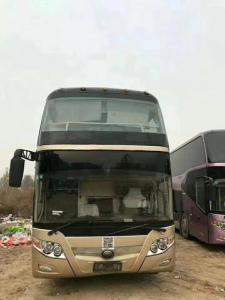 Wholesale 67 Seats Yutong Used Commercial Bus Two Layers 2015 Year ISO CCC CE Certificate from china suppliers