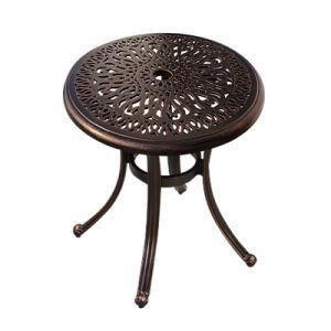 Wholesale D90 Cast Aluminum Round Patio Table Coffee Table Outdoor from china suppliers