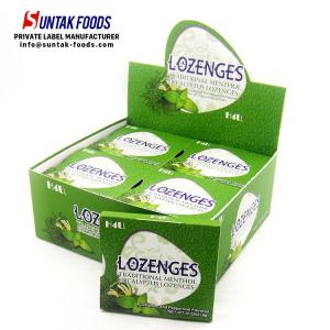 Wholesale Naturally Breath Fresh Sugar Free Lozenges Eucalyptus Flavored With Blister Pack from china suppliers