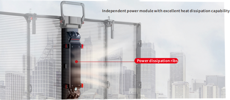 Outdoor LED Grille Screen Big Waterproof Transparent LED Screen