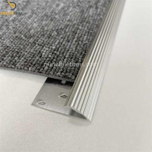 Wholesale High Glossy Silver Carpet Transition Strip Aluminum Material Single Side With Nails from china suppliers