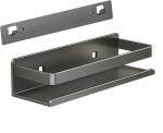 Wall Shelf Metal Wall Shelves Wall Organizer for Black Spices Bottle Storage