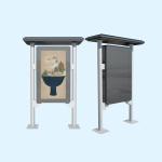 OEM/ODM55 "LCD digital display kiosk advertising equipment waterproof advertisin