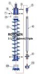 Triple Key Hollow Stem Auger 3 1/4″ 83mm