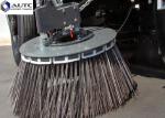 Gutter Brooms Street Sweeper Brush , Road Cleaning Brush Customized Filament