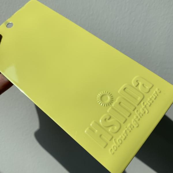 RAL1016 Yellow Gloss Powder Coating Paint For Furniture And Building Constructio