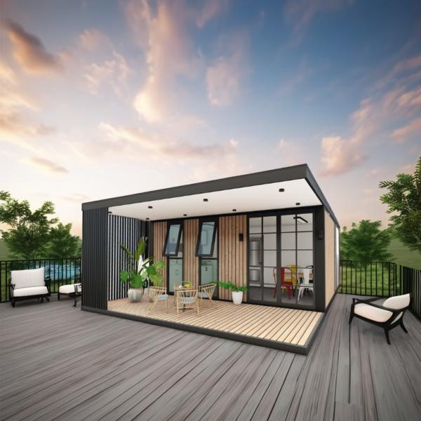 Steel Frame Galvanized Steel Bending 180g Modern Luxury Design Small Prefab