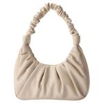 PETITE SIMONE Shoulder Handbag for Women Fashion Ruched Shoulder Hand Purse