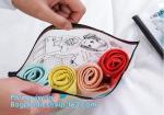 plastic slider zipper bags for clothing packaging, Poly Plastic Flat Garment