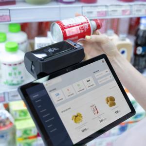 Wholesale Android 13 OS 4GB 32GB Mobile POS System 2600mAh With 10.1&quot; Touch Screen from china suppliers