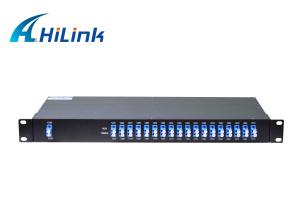 Wholesale 18 Channels CWDM Mux Demux Module Duplex Fiber 1270-1610nm LC/UPC 20nm Multiplexer from china suppliers