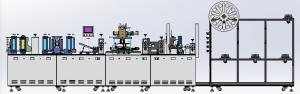 Wholesale 220mm Mask 20KW KN95 Mask Making Machine , 4500pcs/H Earloop Mask Producing Machine from china suppliers