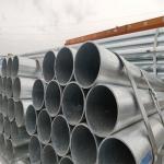 SGCC Welding Galvanized Tubing , Galvanized Round Pipe 30mm Thickness