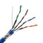 PVC LSZH LSOH PE HDPE Cat7 Network Lan Cable 0.56mm 0.64mm